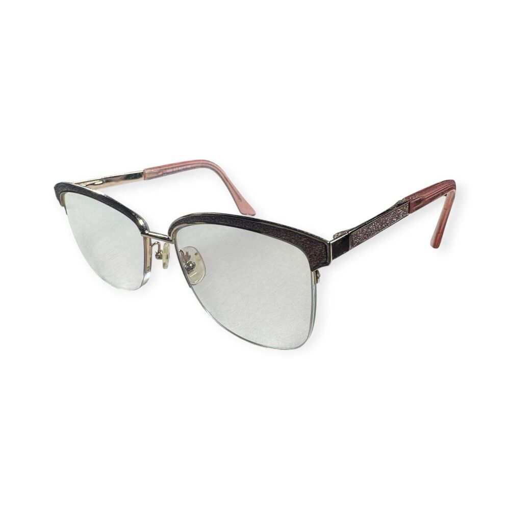 Kay Unger Eyeglasses Frames Designer Peach Half Rim K232 55-17-140mm